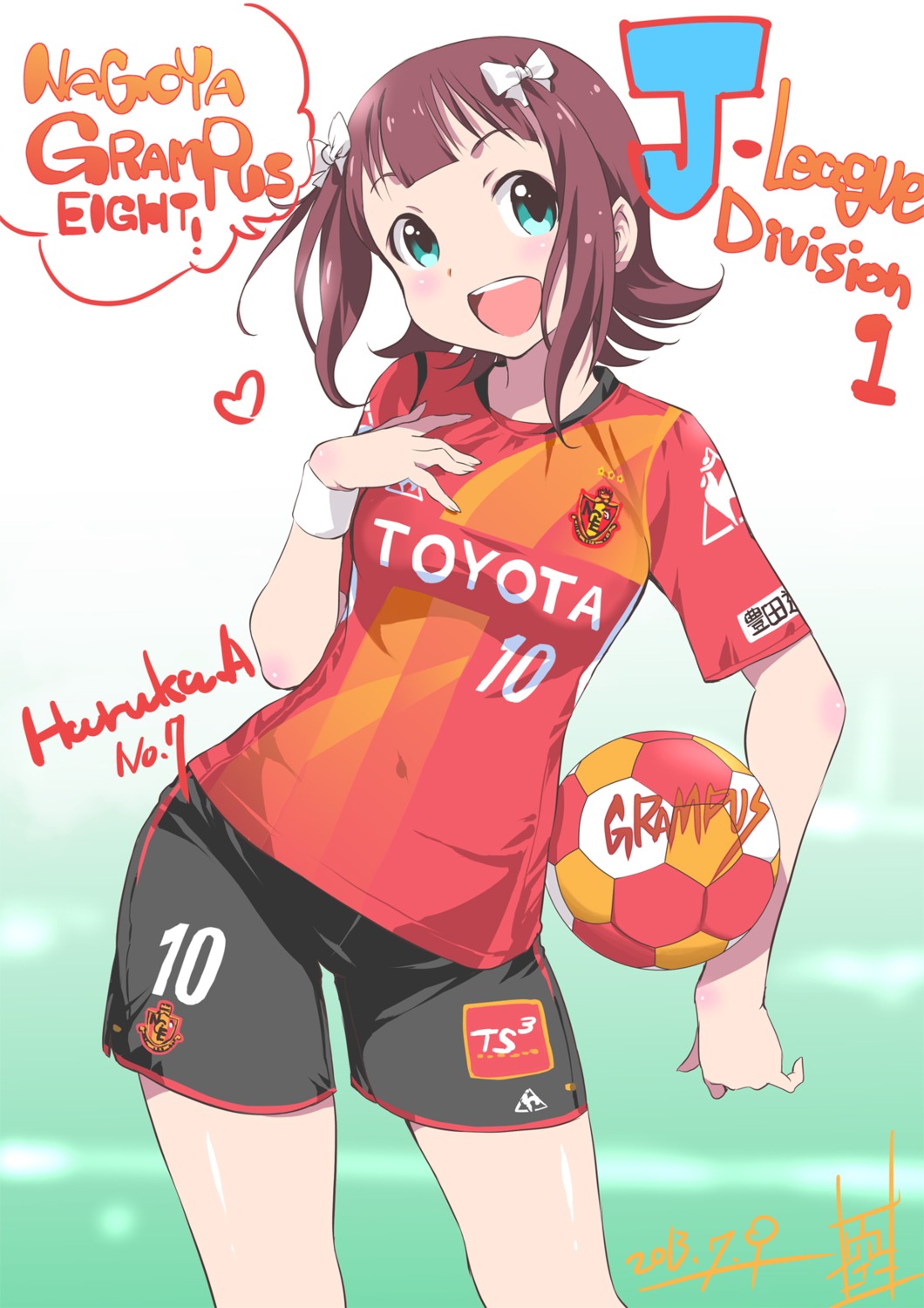 amami_haruka inoue_sora soccer the_idolm@ster