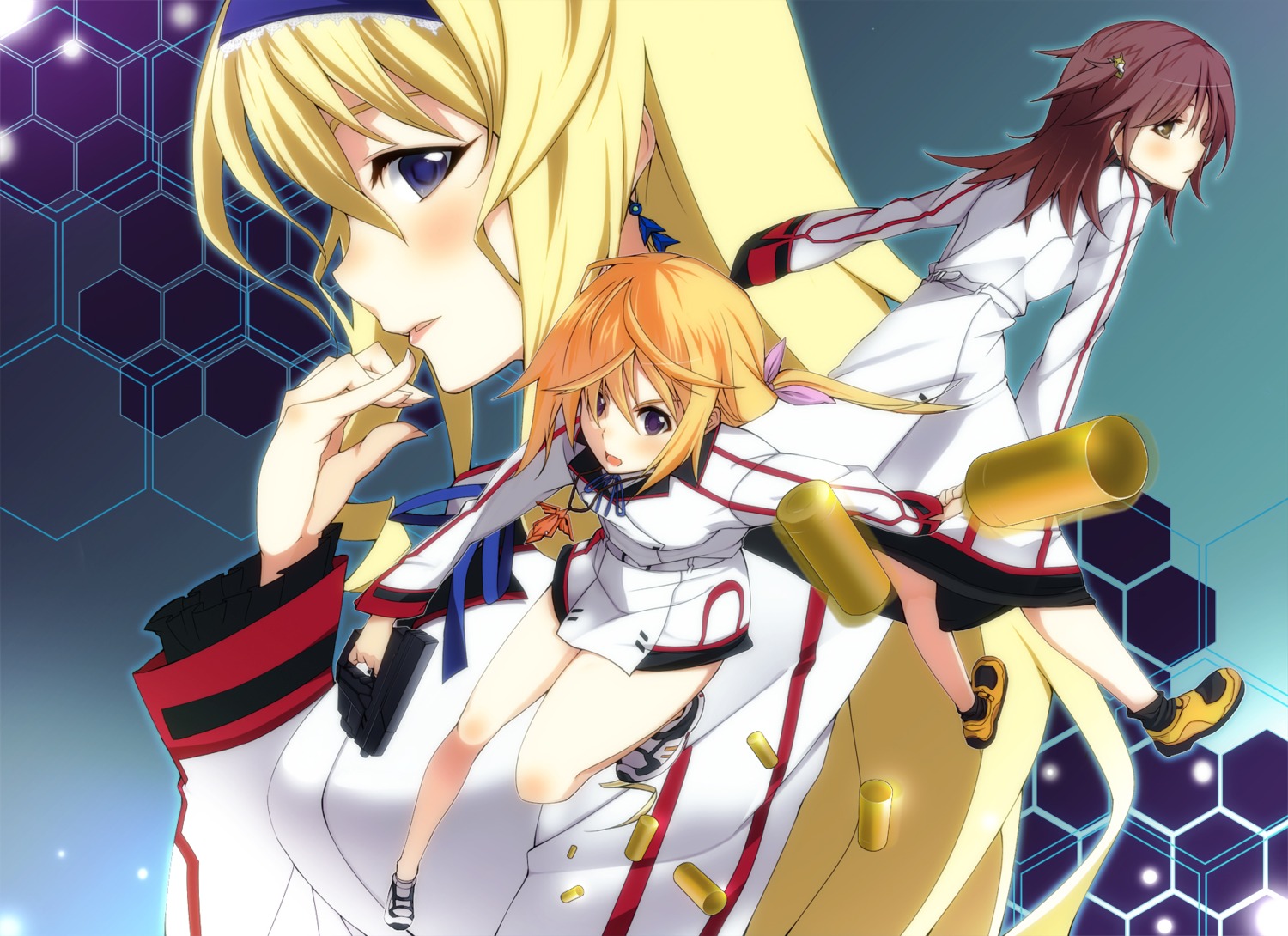 cecilia_alcott charlotte_dunois infinite_stratos nohotoke_honne seifuku shingo.