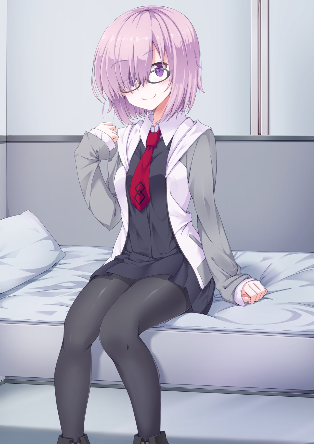 fate/grand_order mash_kyrielight megane pantyhose shefu