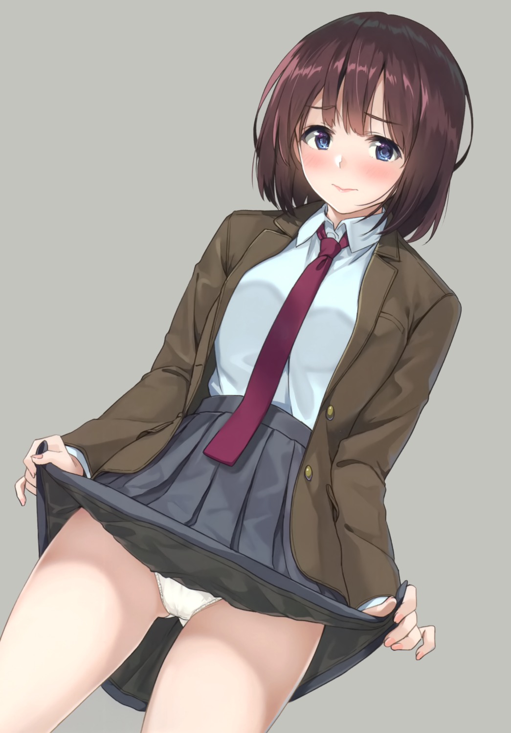 pantsu seifuku skirt_lift unasaka