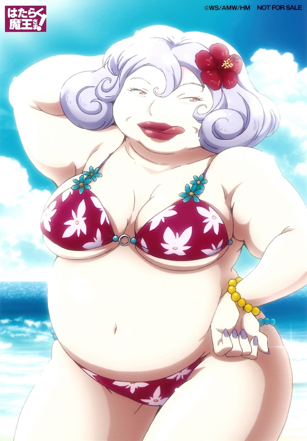 bikini cleavage hataraku_maou-sama! shiba_miki swimsuits underboob