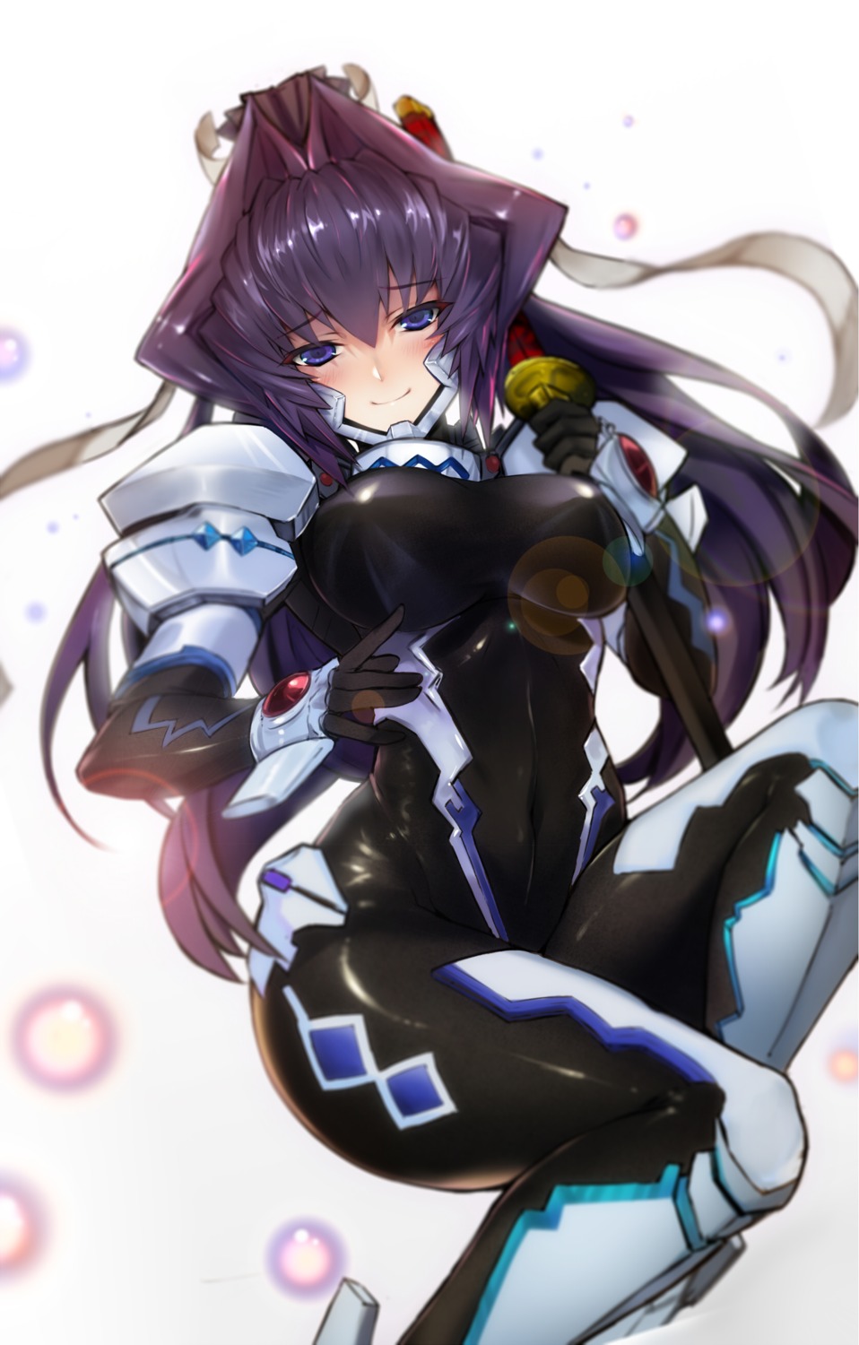 armor bodysuit ganida_boushoku mitsurugi_meiya muvluv sword