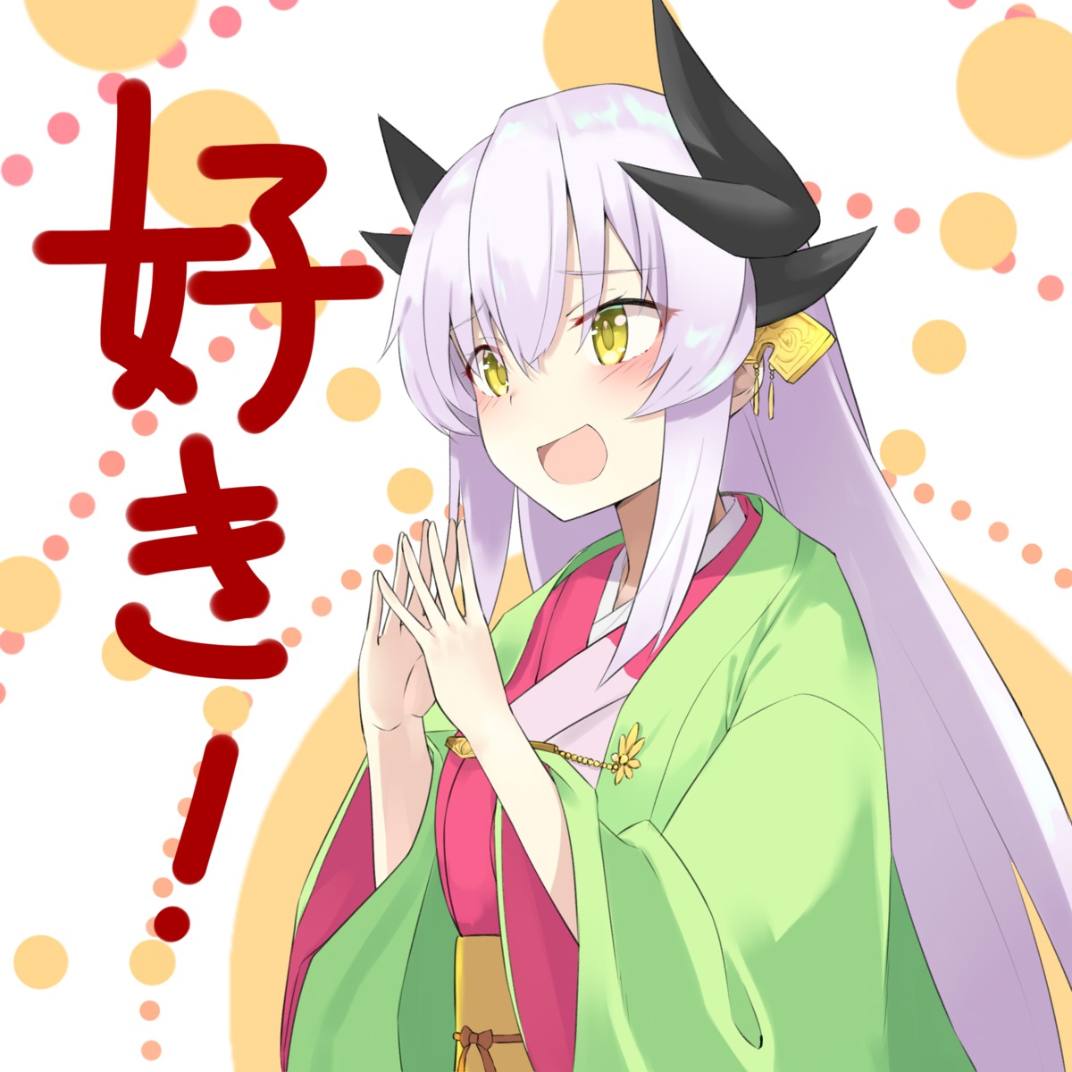 100percent fate/grand_order horns kimono kiyohime_(fate/grand_order)