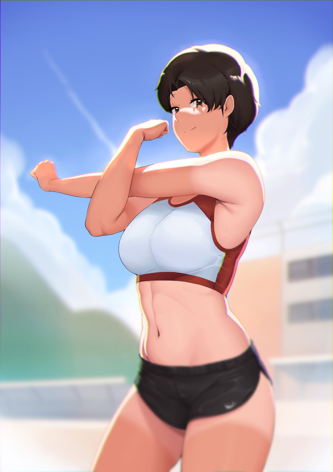 gym_uniform moebell0 tan_lines