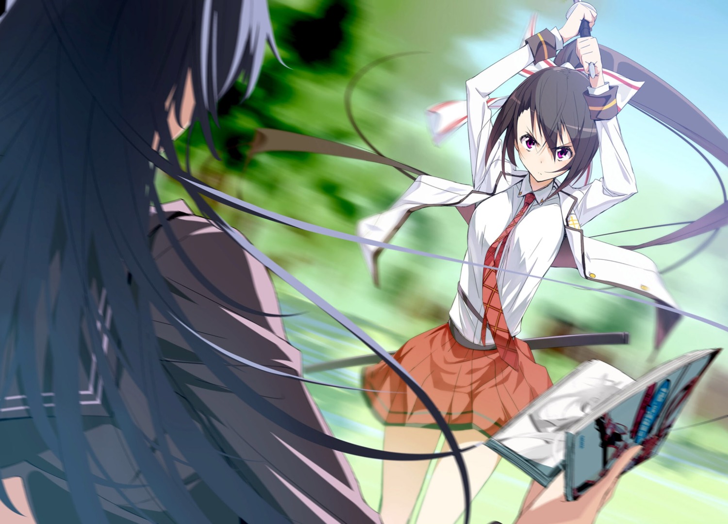 kasuga_ayumu_(artist) seifuku sword