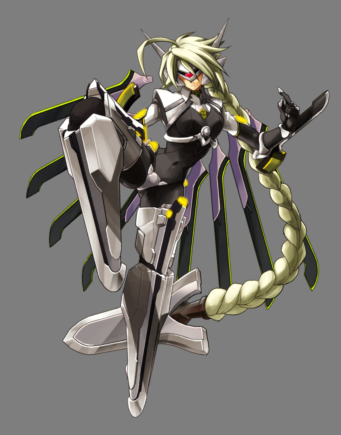 arc_system_works armor blazblue blazblue:_continuum_shift bodysuit katou_yuuki lambda-11 transparent_png