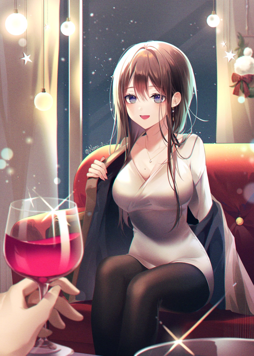 cleavage dress naru_0 pantyhose undressing