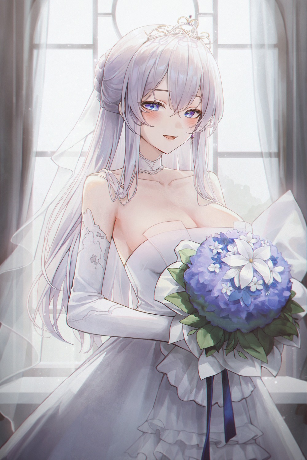 dress meoyo no_bra wedding_dress