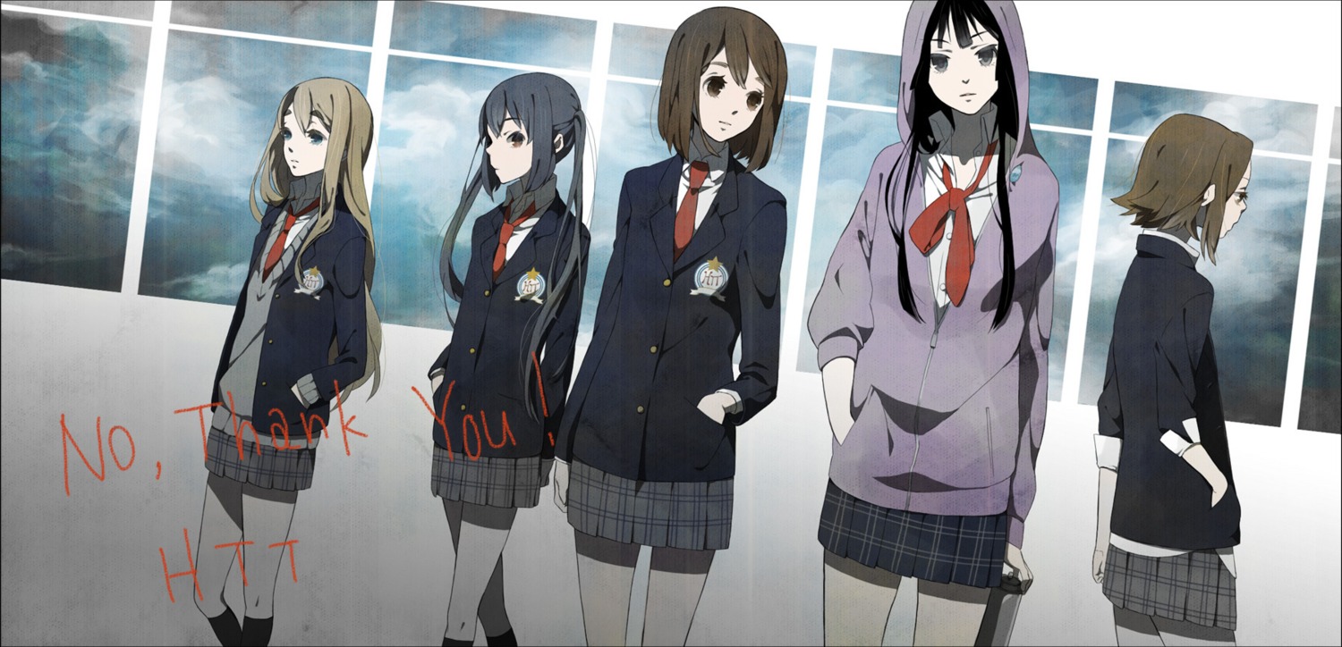 akiyama_mio hirasawa_yui k-on! kotobuki_tsumugi kurage nakano_azusa seifuku tainaka_ritsu