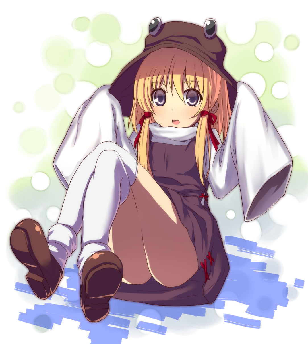 hiraga_matsuri moriya_suwako thighhighs touhou