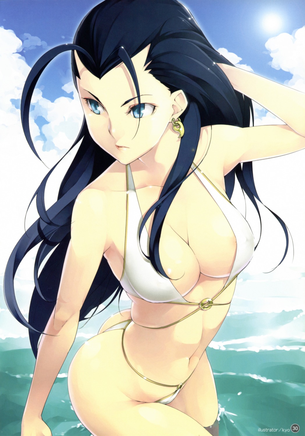 bikini cleavage ikkitousen ikkitousen~dragon_destiny~ kakouen_myousai kyo swimsuits