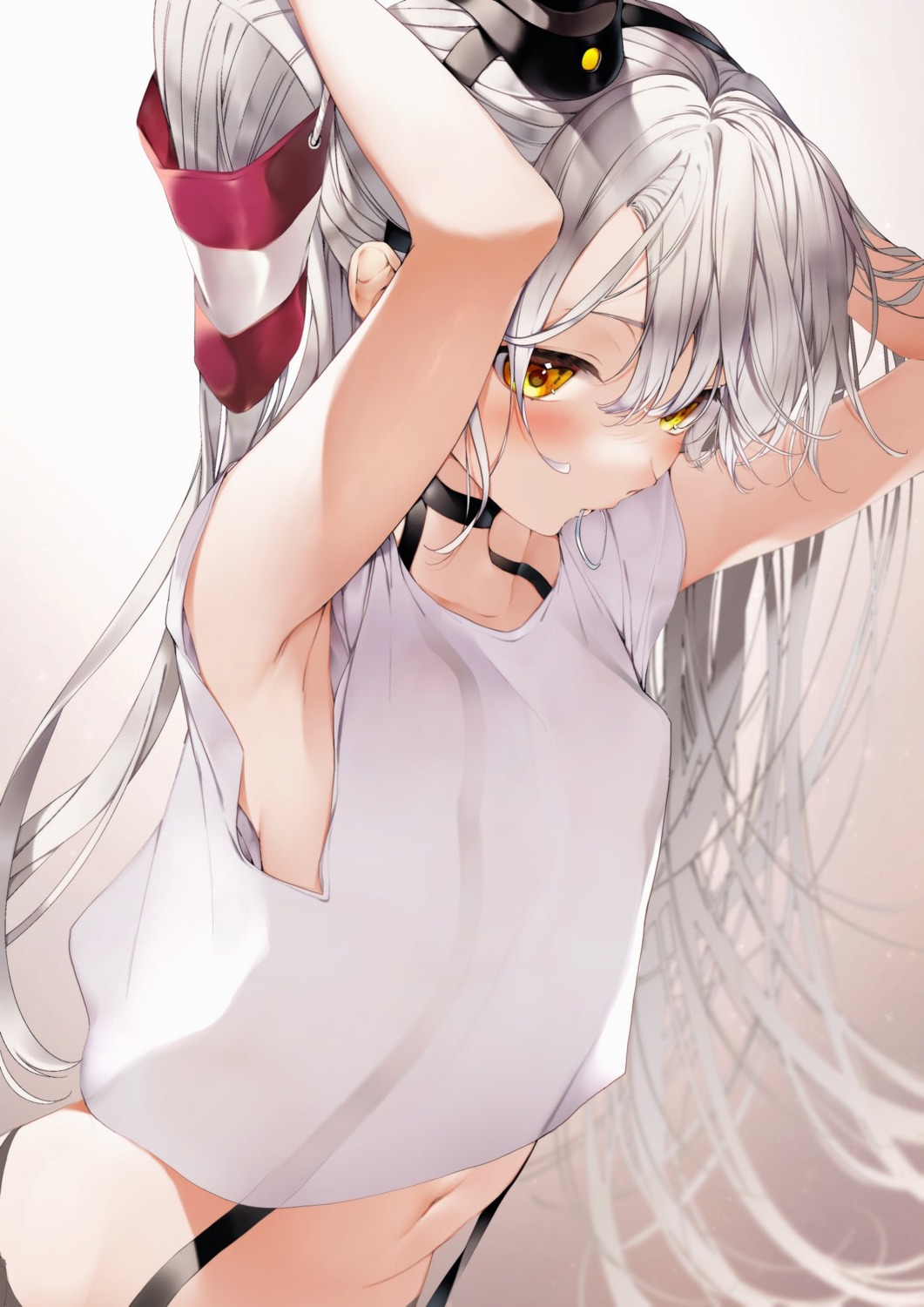 amatsukaze_(kancolle) erect_nipples irokiiro kantai_collection no_bra see_through