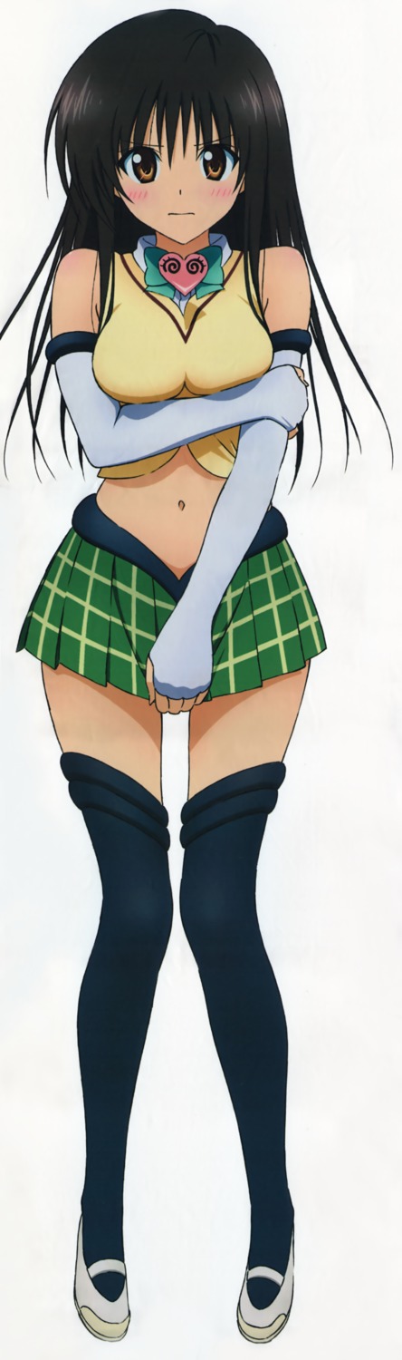 breast_hold kotegawa_yui seifuku thighhighs to_love_ru