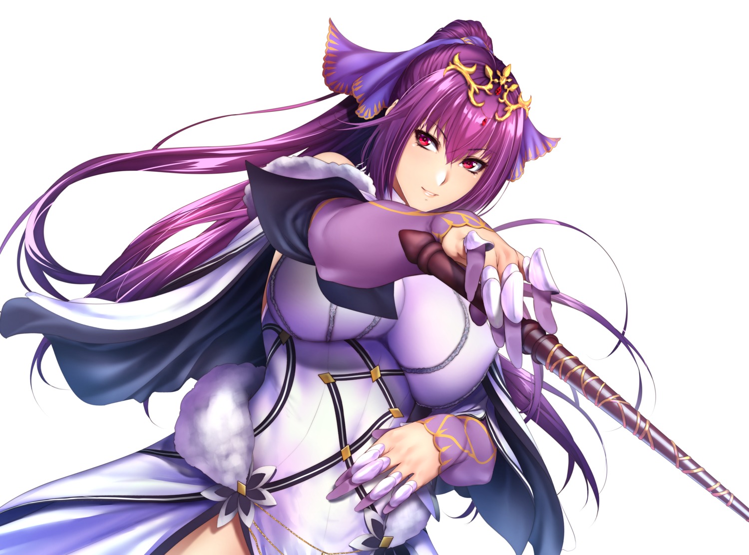 dress fate/grand_order scathach_skadi weapon zucchini