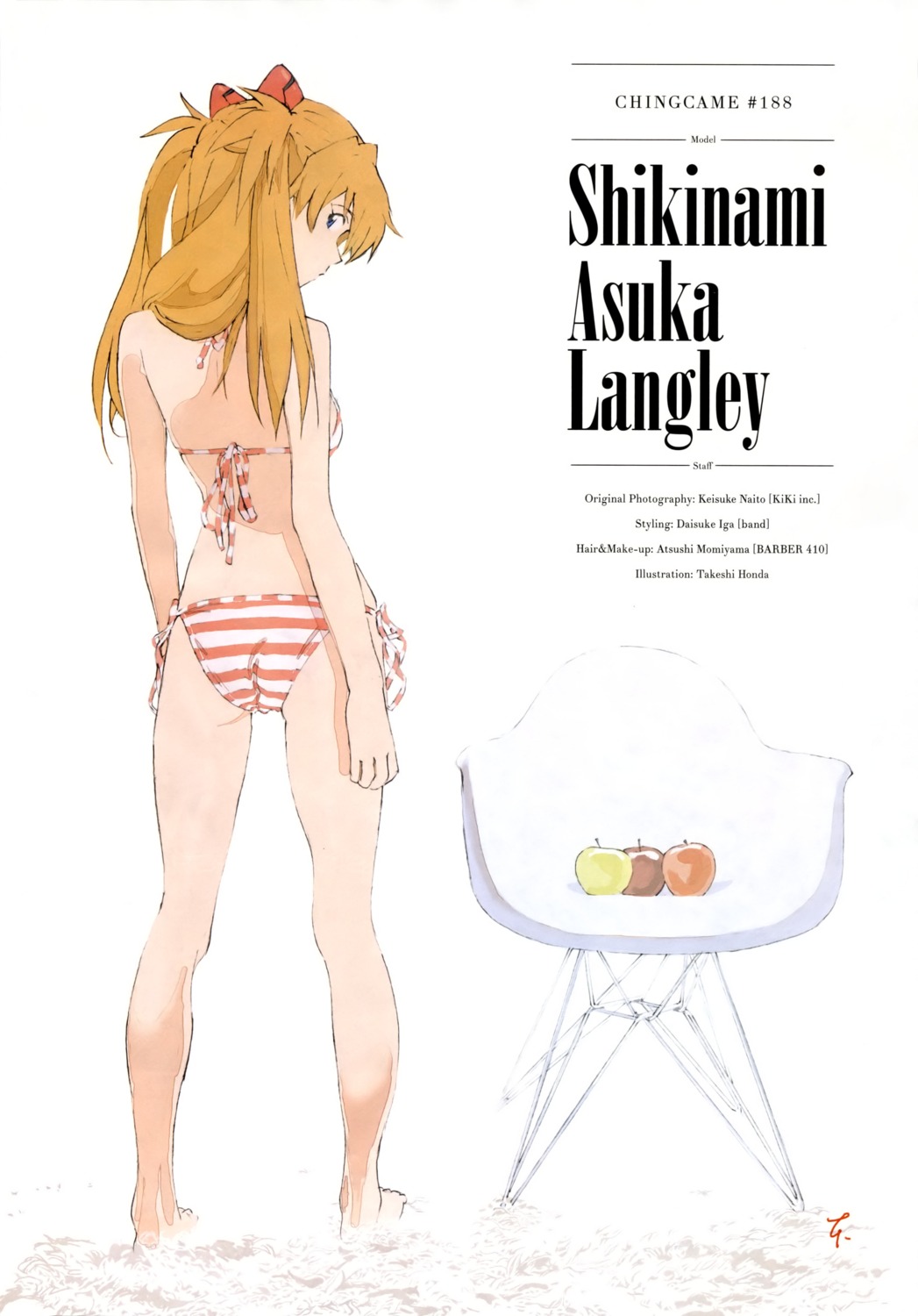 bikini honda_takeshi neon_genesis_evangelion scanning_artifacts souryuu_asuka_langley swimsuits