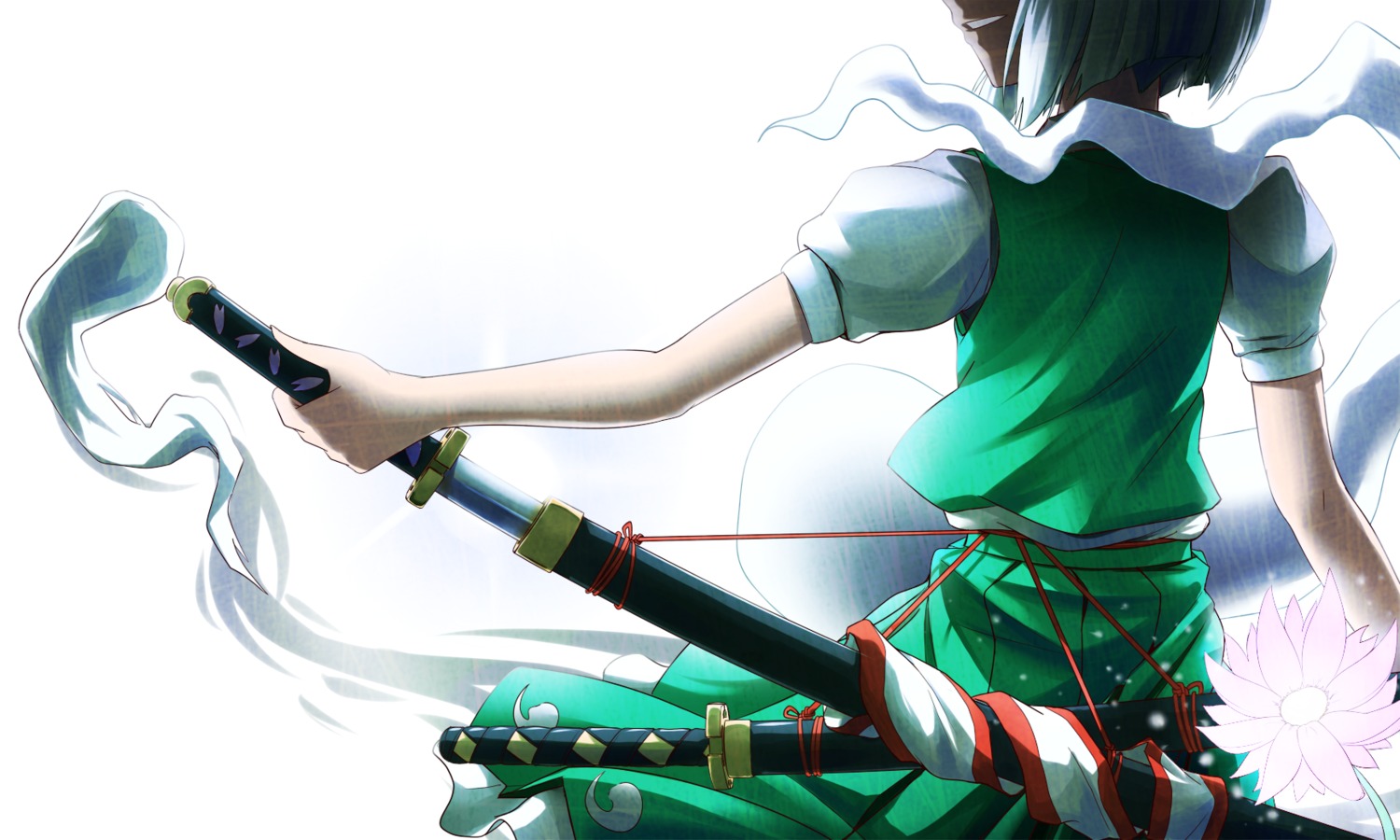 konpaku_youmu puretails sword touhou