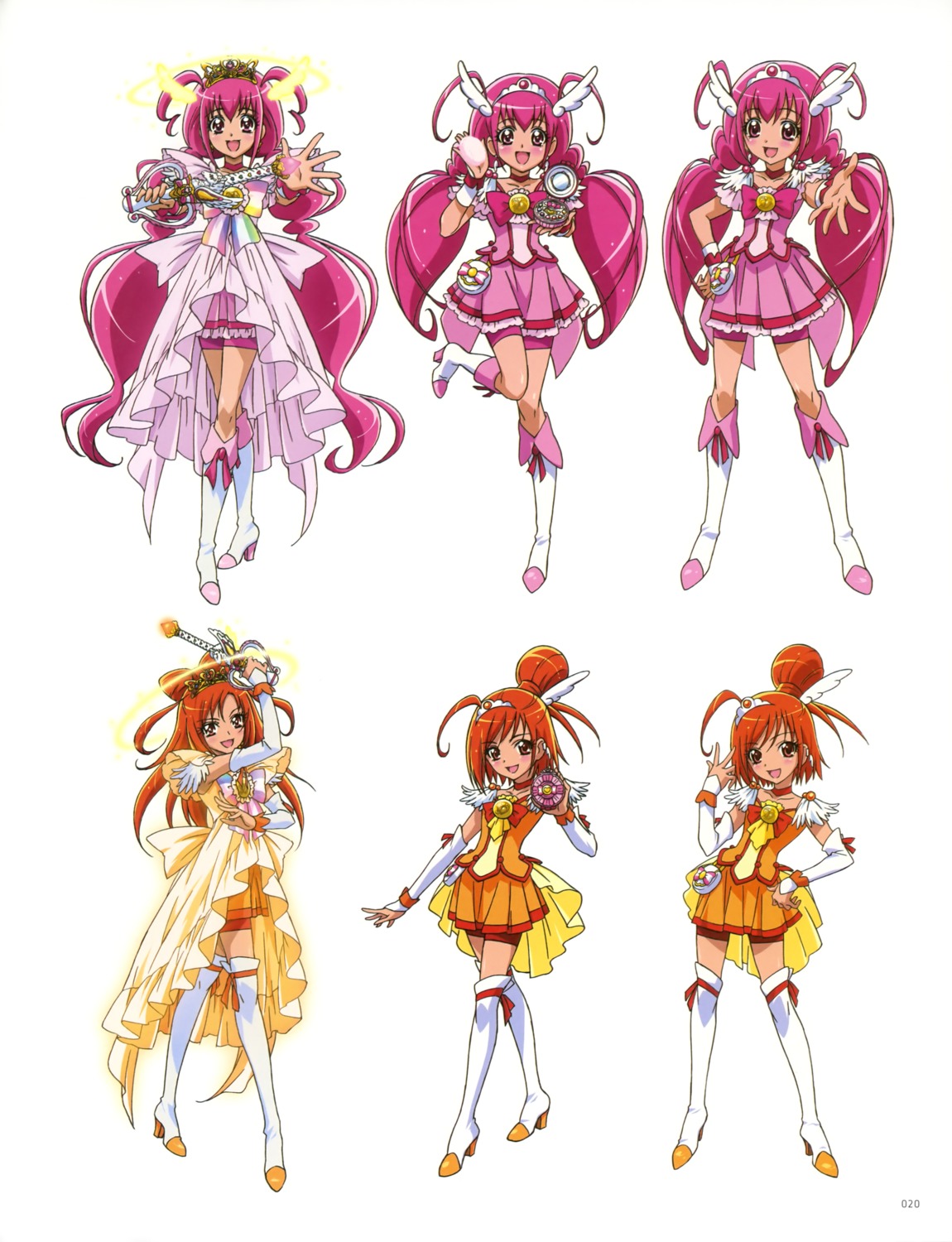 hino_akane hoshizora_miyuki kawamura_toshie precure smile_precure!