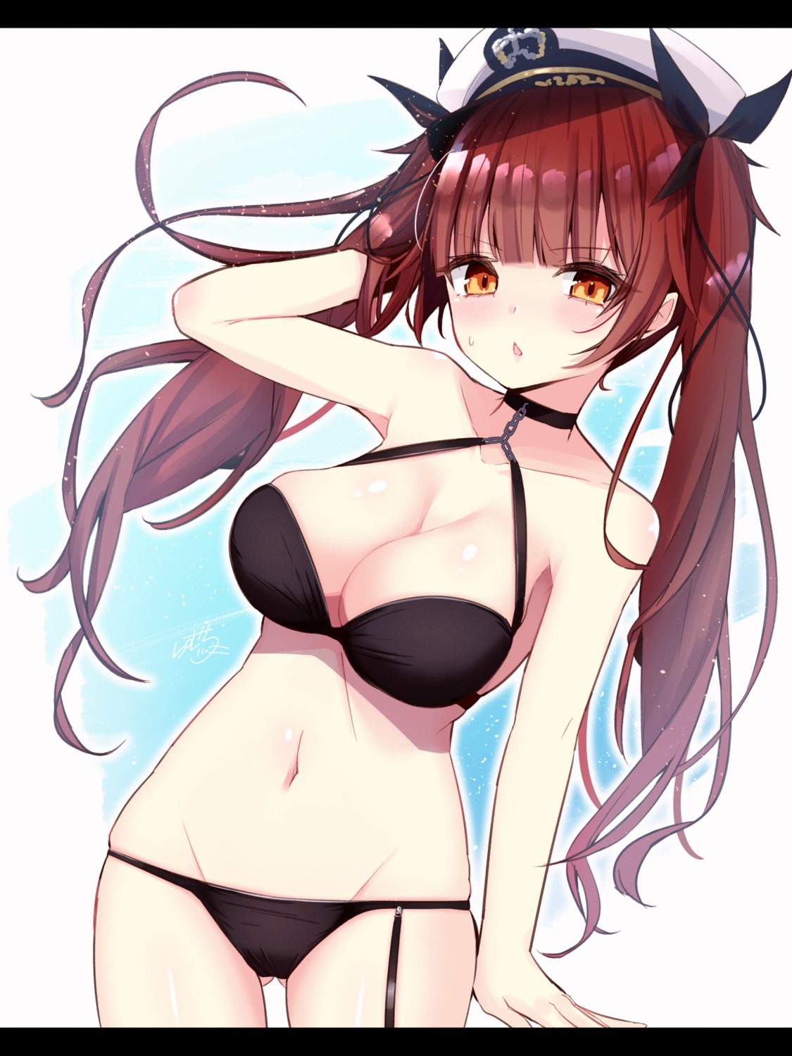 azur_lane bikini honolulu_(azur_lane) ramchi swimsuits