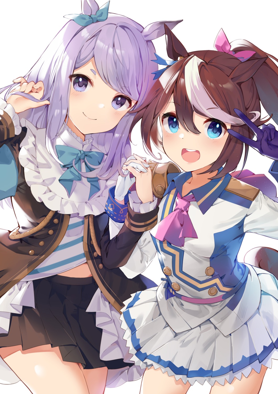 animal_ears kita_(kitairoha) mejiro_mcqueen_(umamusume) tail tokai_teio_(umamusume) uma_musume_pretty_derby uniform