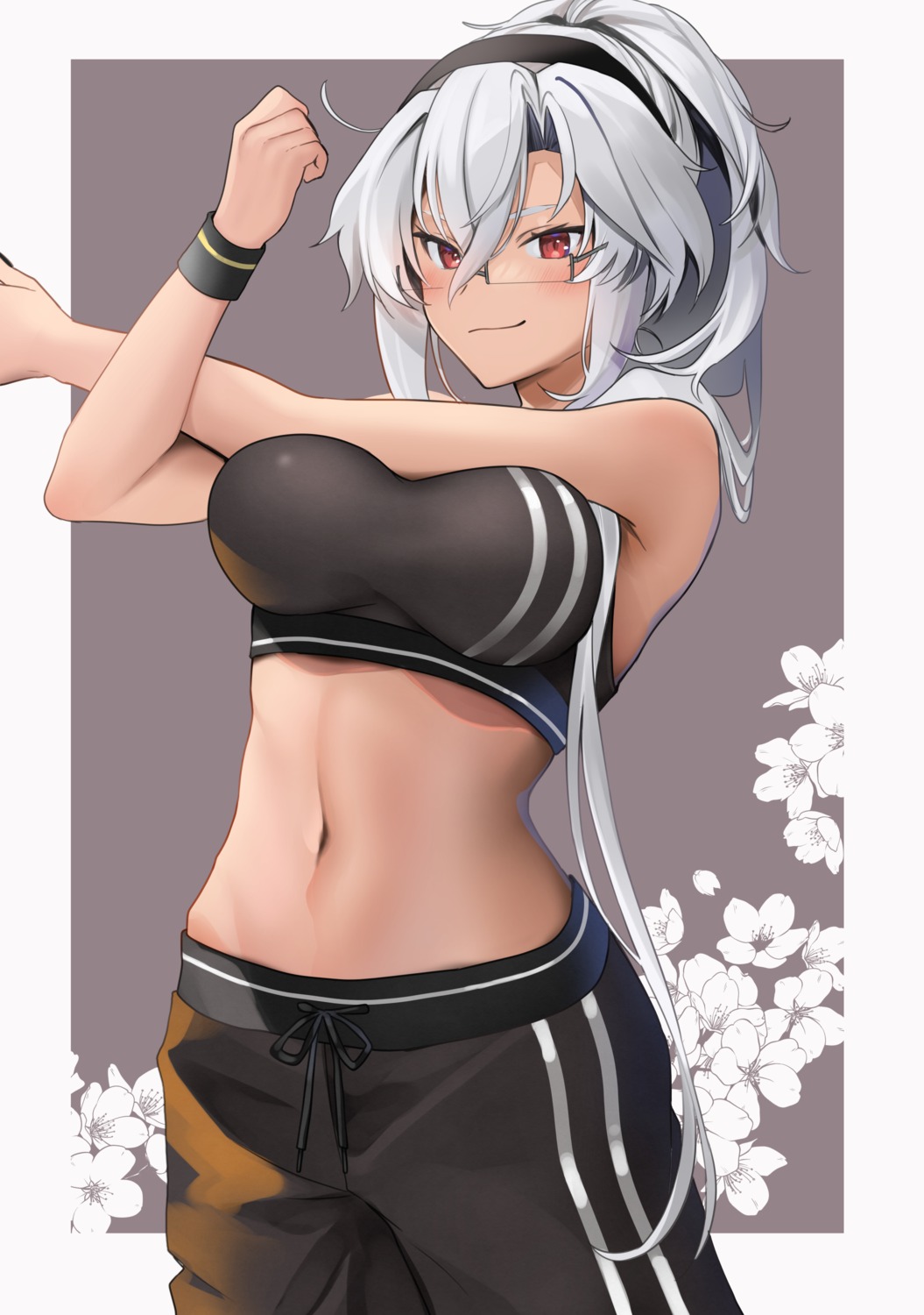 gym_uniform kantai_collection megane musashi_(kancolle) yunamaro