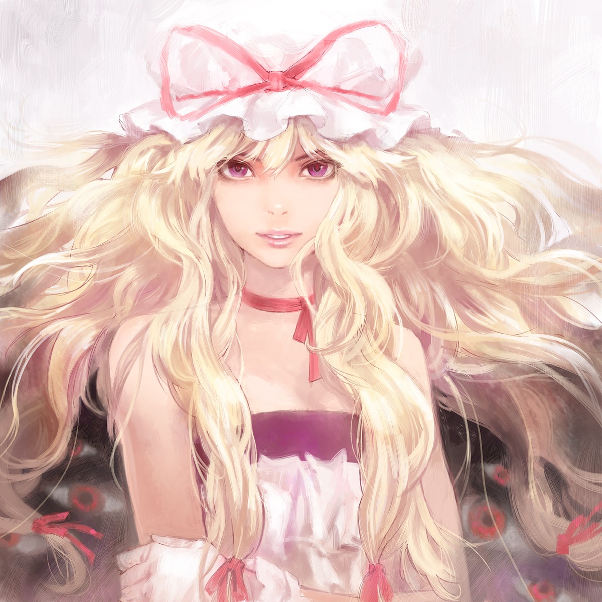 dress matsuda_(matsukichi) touhou yakumo_yukari