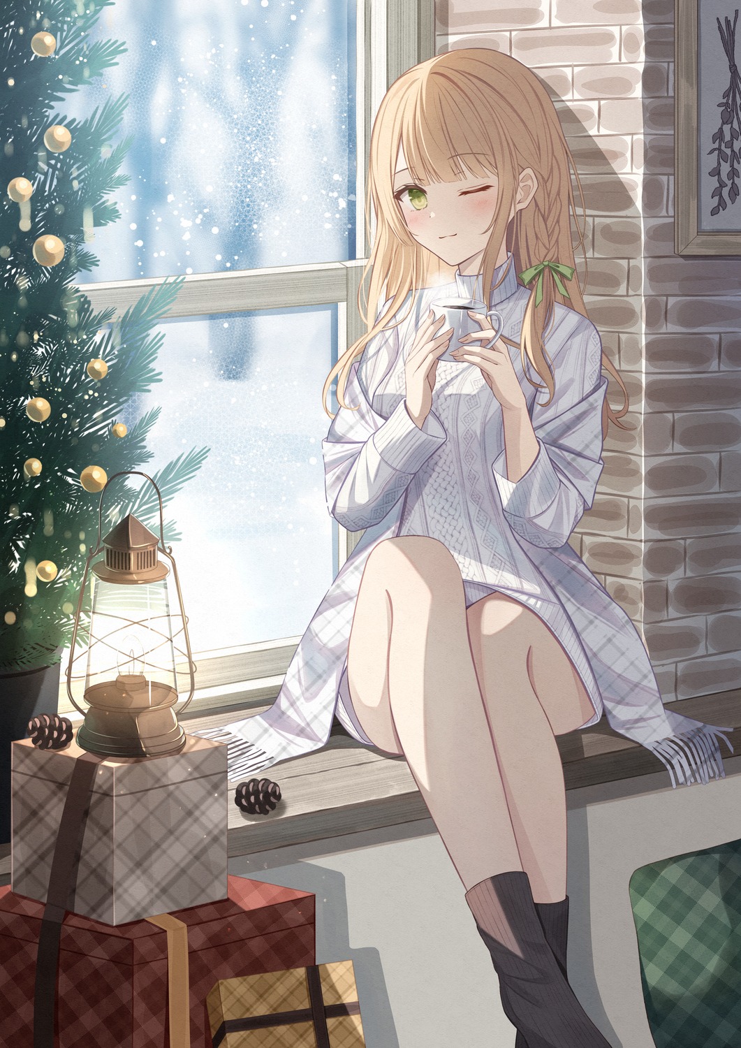 christmas dress senri_(senri_sen) sweater