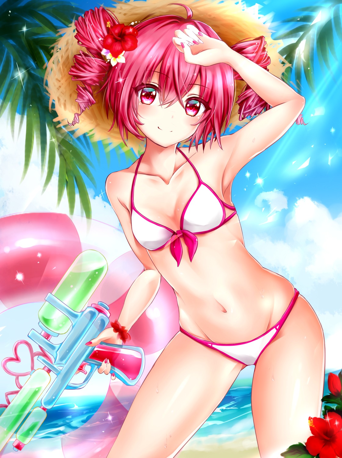 arue-chan bikini cleavage gun kasane_teto swimsuits utau