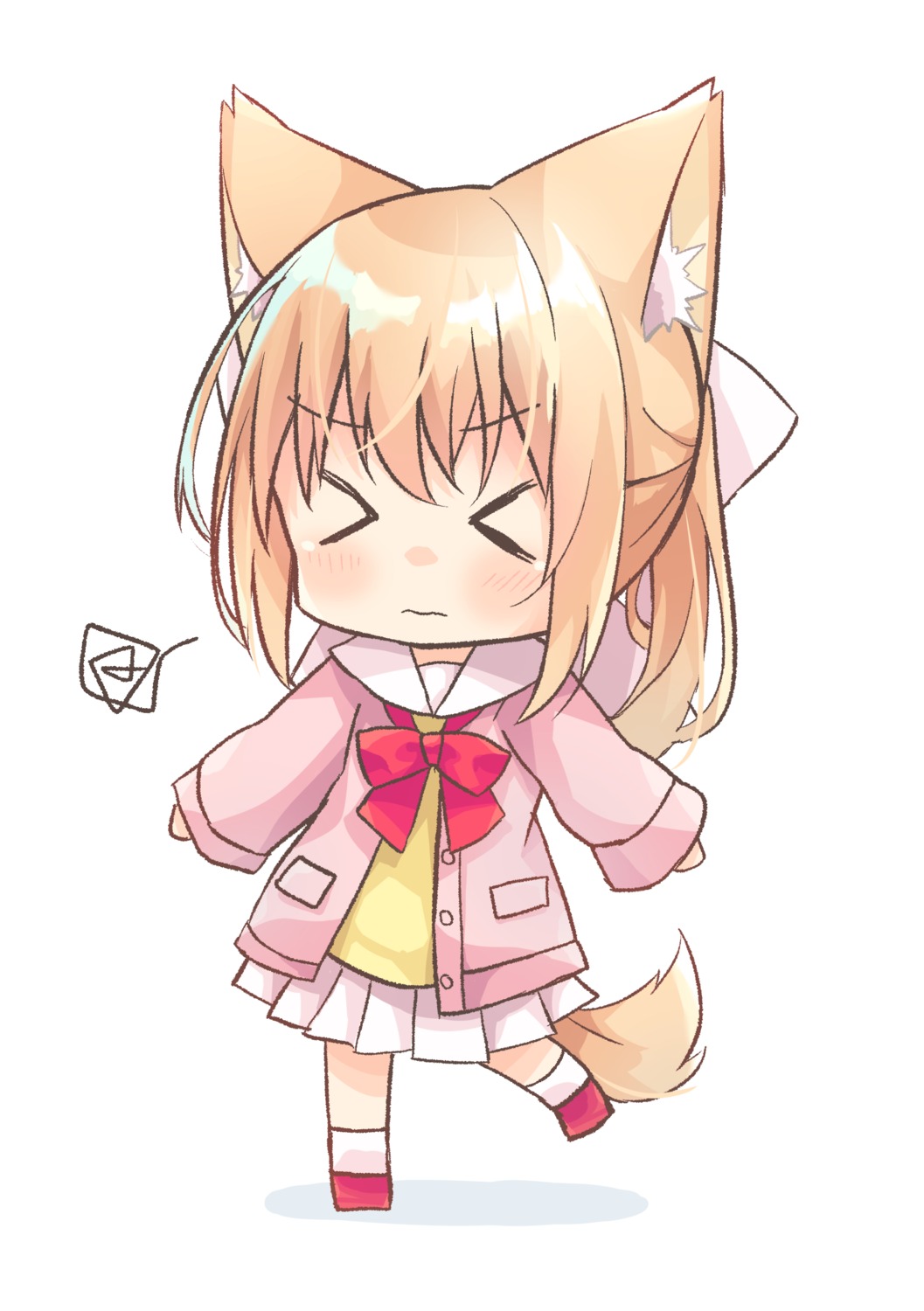 chibi nakkar seifuku tail