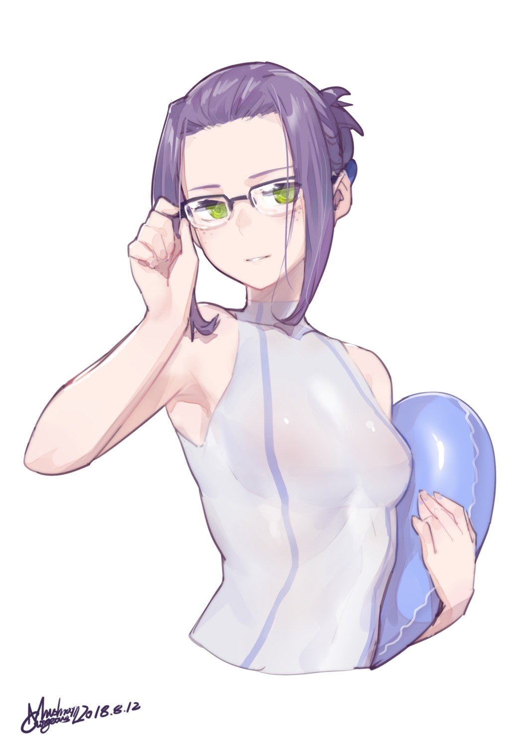 darling_in_the_franxx gorgeous_mushroom ikuno_(darling_in_the_franxx) megane swimsuits