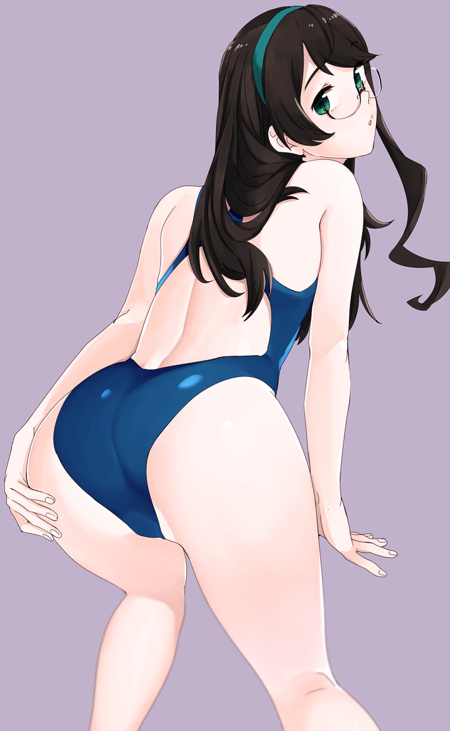 ass kantai_collection megane ojipon ooyodo_(kancolle) swimsuits