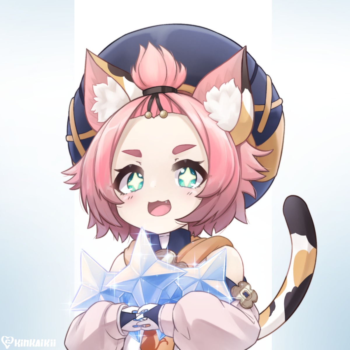 animal_ears diona genshin_impact kinkaikii nekomimi