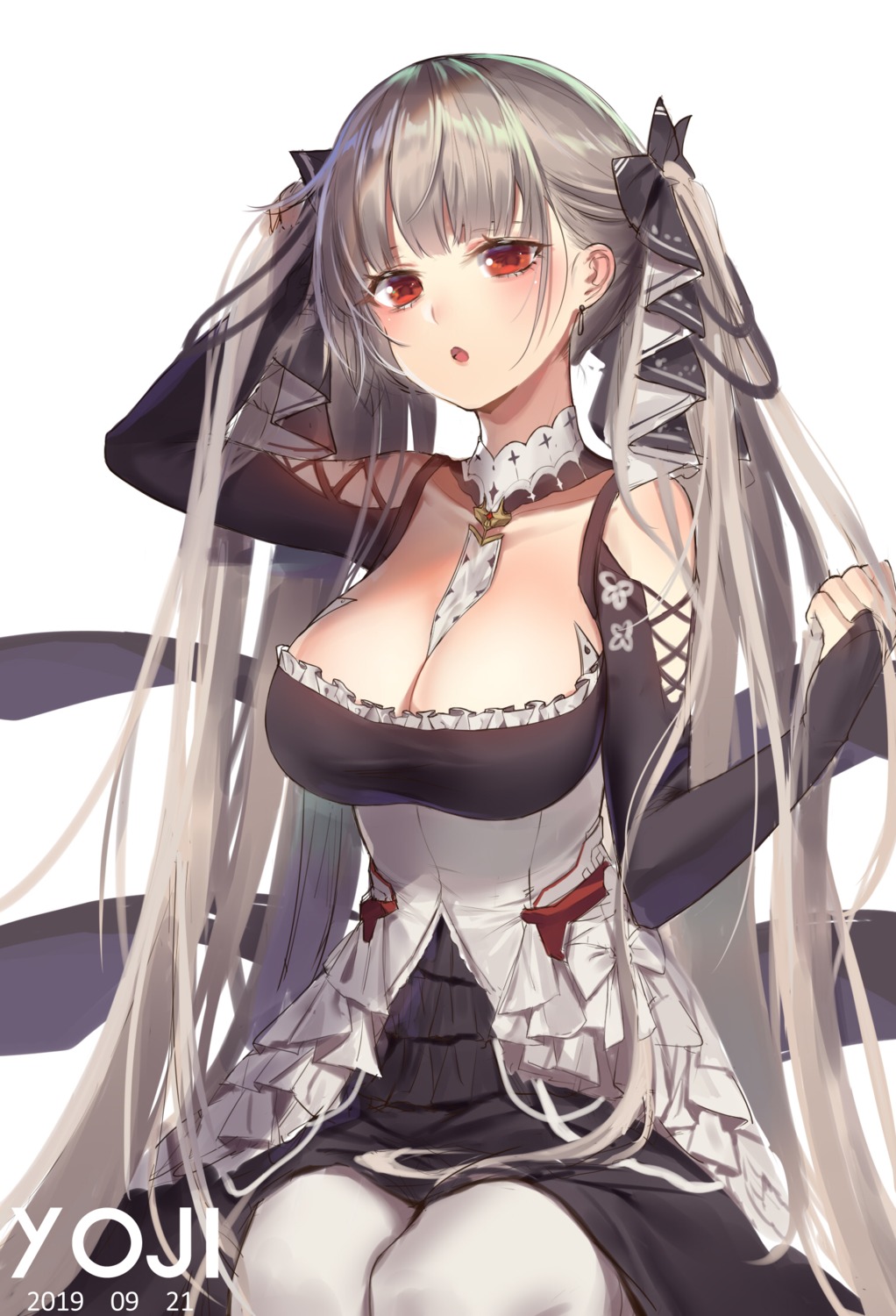 azur_lane formidable_(azur_lane) gothic_lolita lolita_fashion thighhighs yoji_(pl05030786)