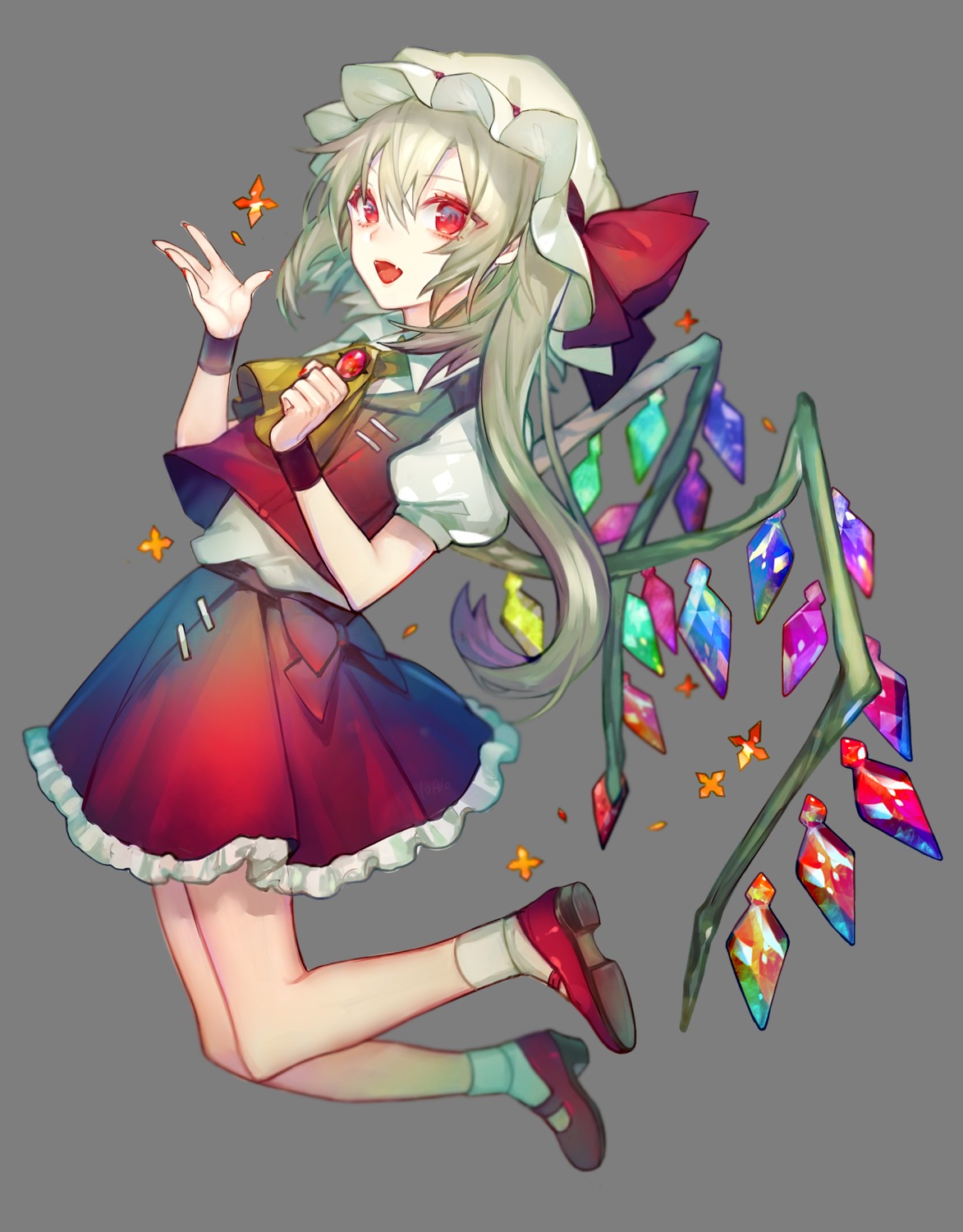 flandre_scarlet loalo touhou transparent_png wings