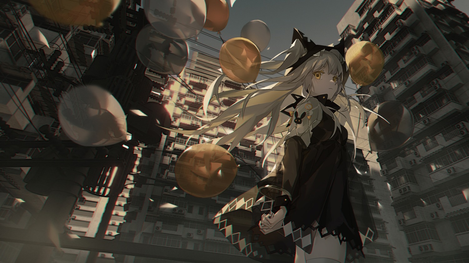 animal_ears dress mechari skirt_lift