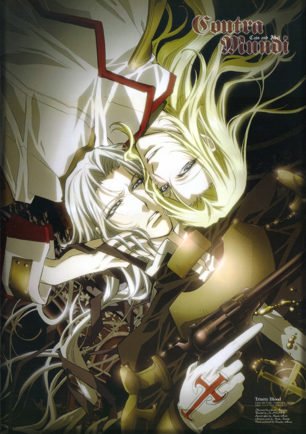 abel_nightroad cain_nightroad gun male nakajima_atsuko trinity_blood