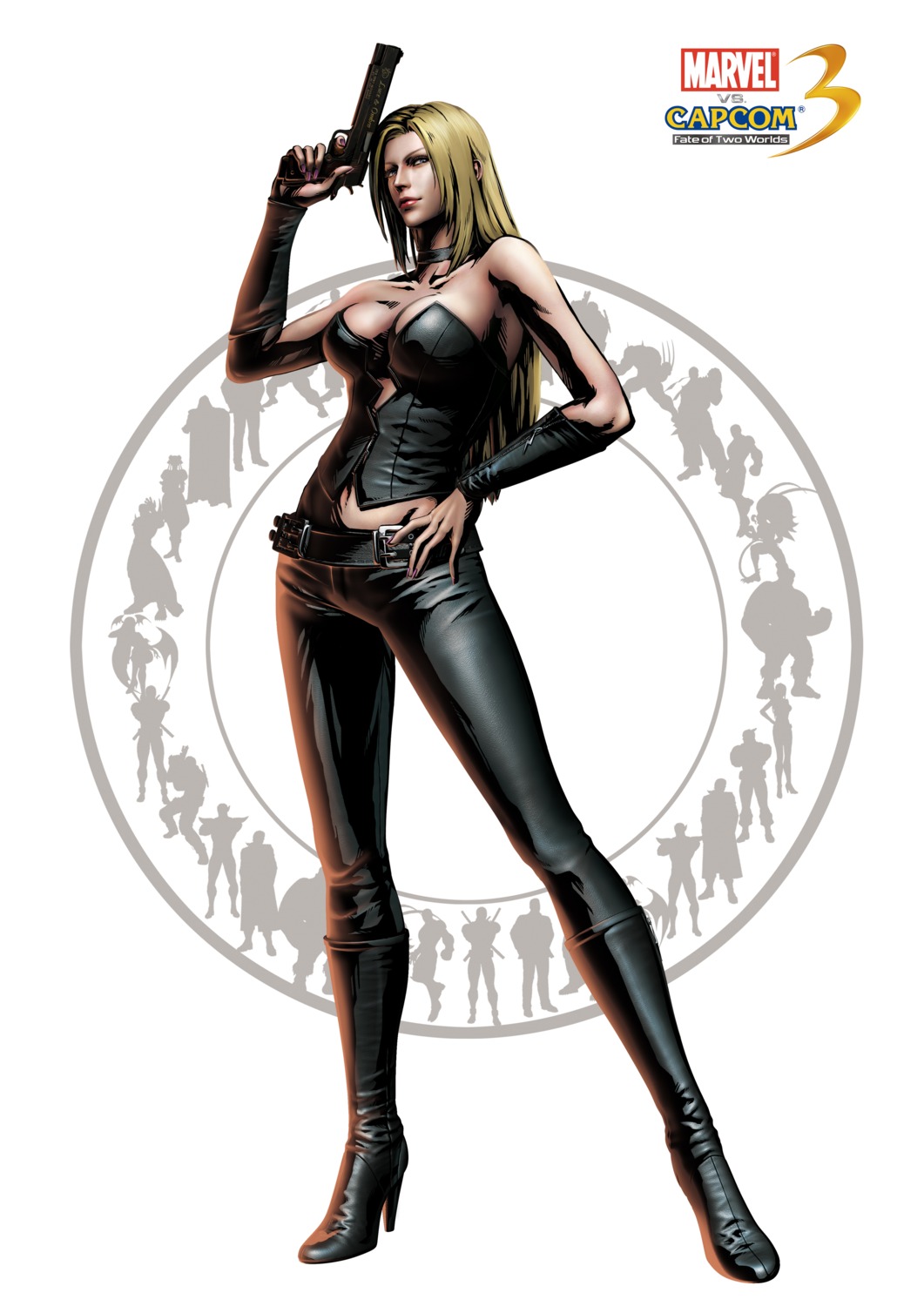 cleavage devil_may_cry gun heels marvel_vs_capcom marvel_vs_capcom_3 shinkirou trish