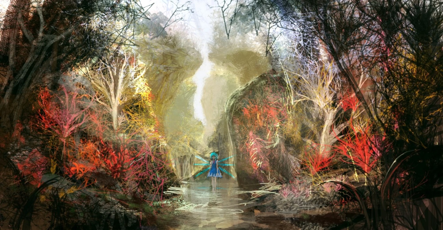 cirno landscape lm7 touhou