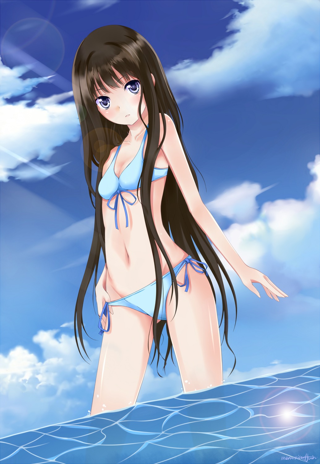 bikini kamisama_no_memochou qiuzhi_huiyi shionji_yuuko swimsuits