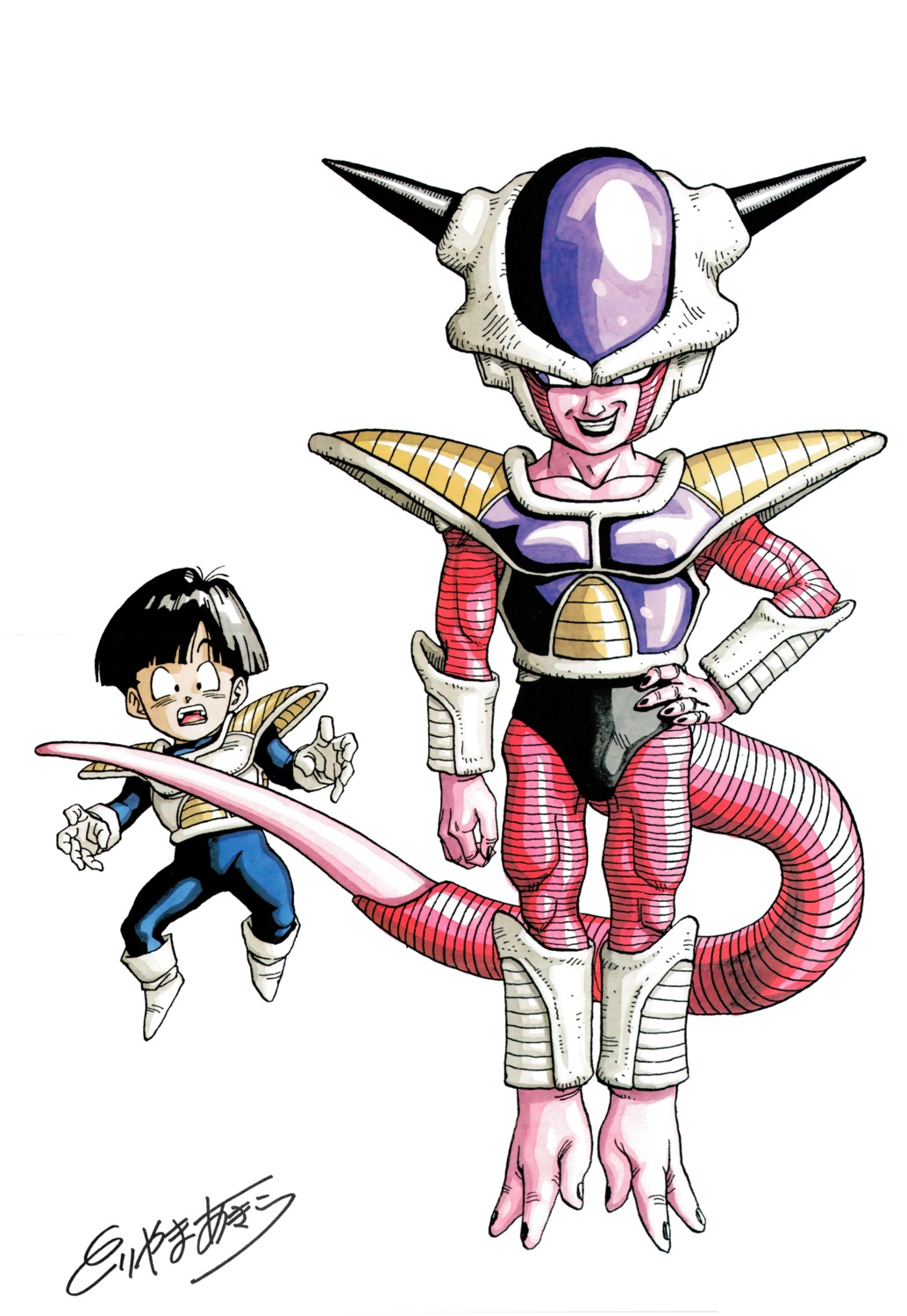 dragon_ball freeza son_gohan toriyama_akira