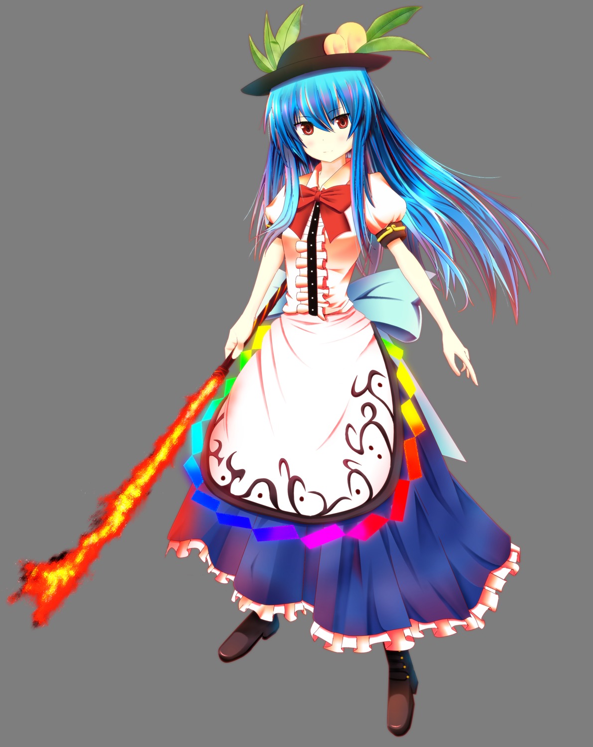 hinanawi_tenshi starlight sword touhou transparent_png