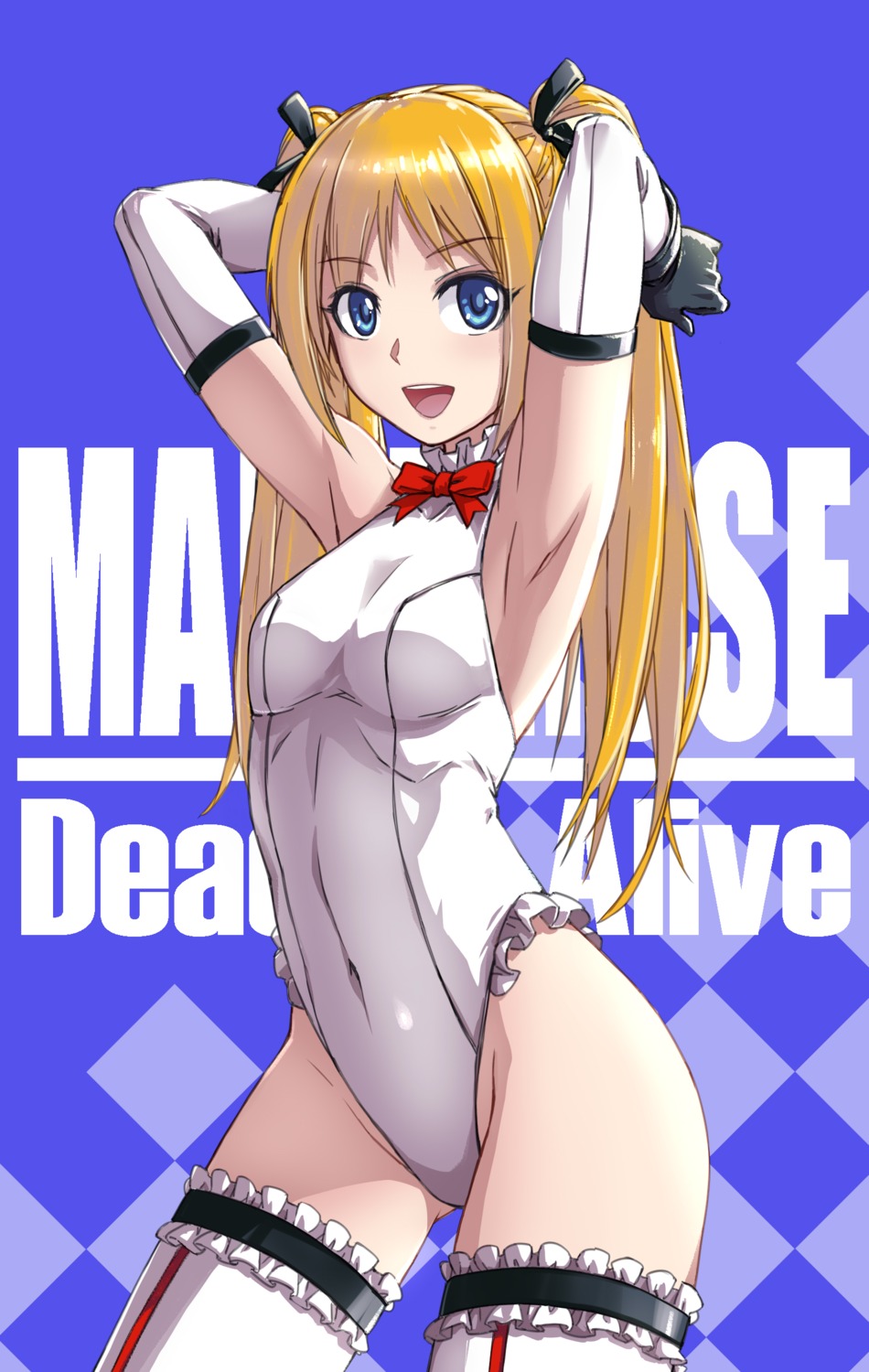dead_or_alive fish.boy leotard marie_rose thighhighs