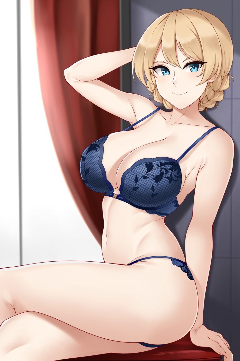 aslindsamure bra darjeeling girls_und_panzer pantsu thong