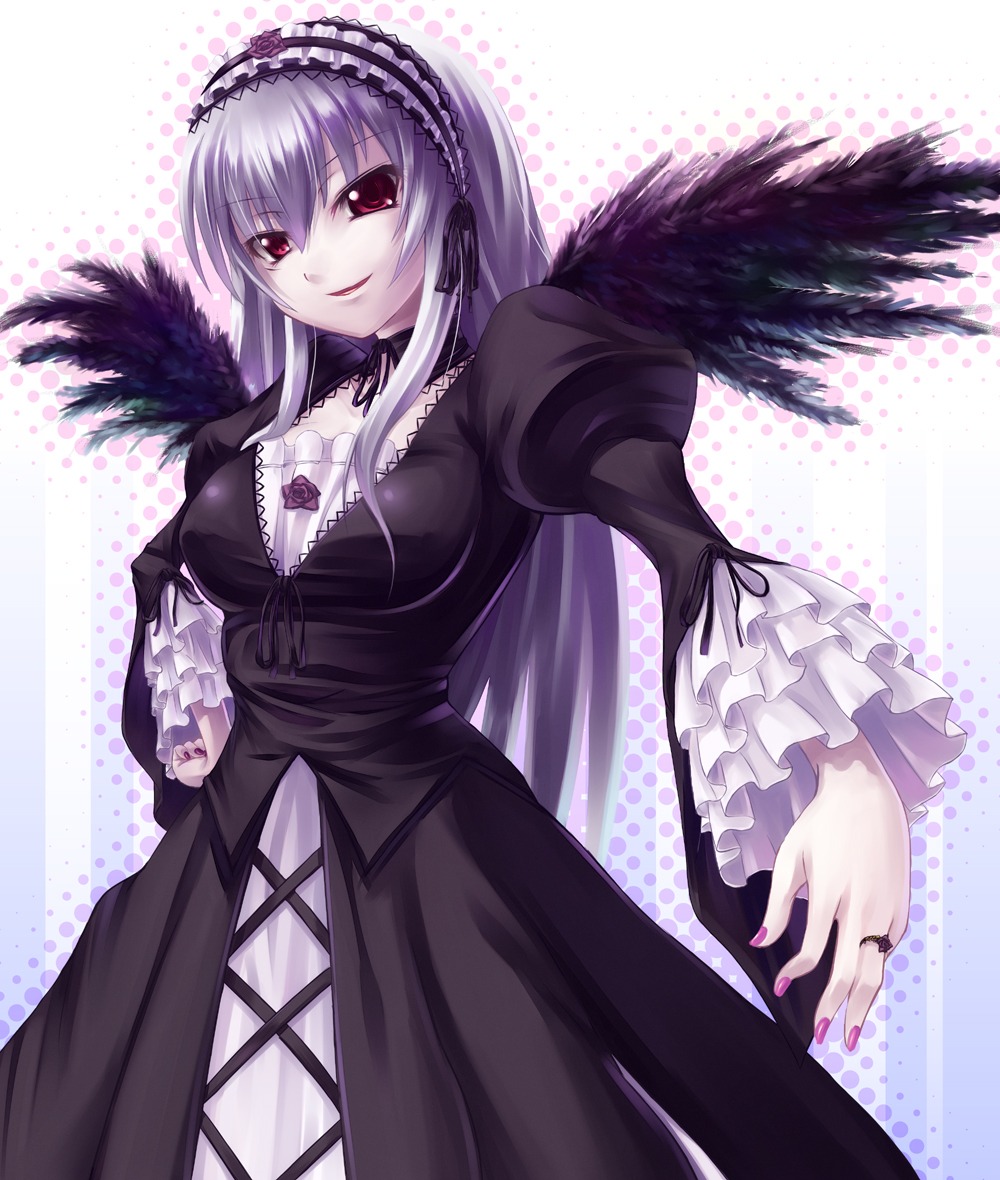 asa_(swallowtail) lolita_fashion rozen_maiden suigintou wings