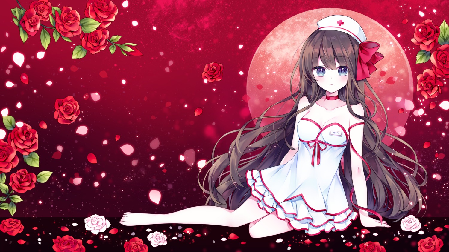 cleavage g_ieep nurse wallpaper