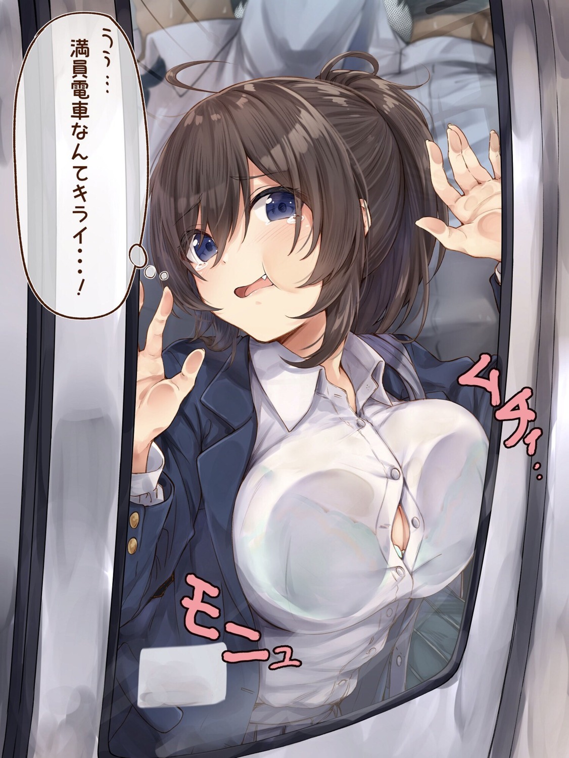 bra otou_(otou3dayo) see_through seifuku