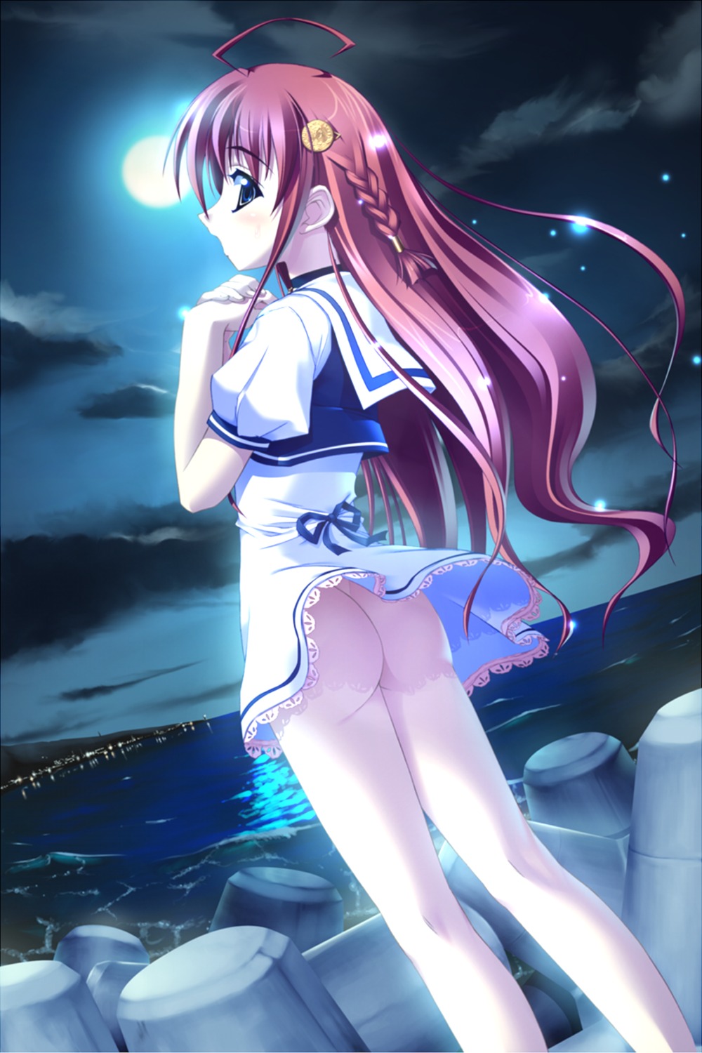 aquanauts_of_a_morning_calm asanagi_mio ass fizz nopan skirt_lift yamino_kenji