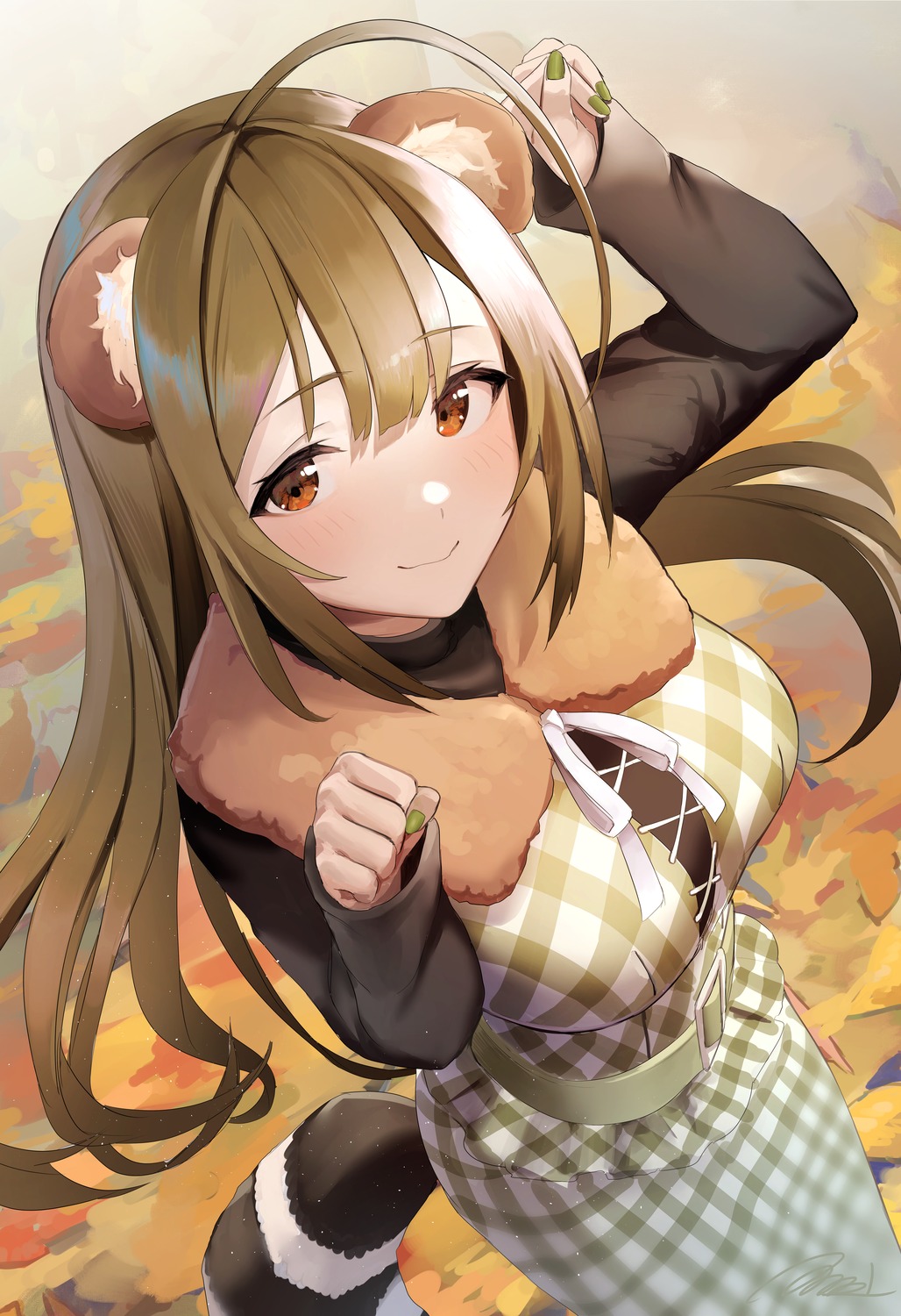 animal_ears kuwayama_chiyuki tail the_idolm@ster the_idolm@ster_shiny_colors uouokuma