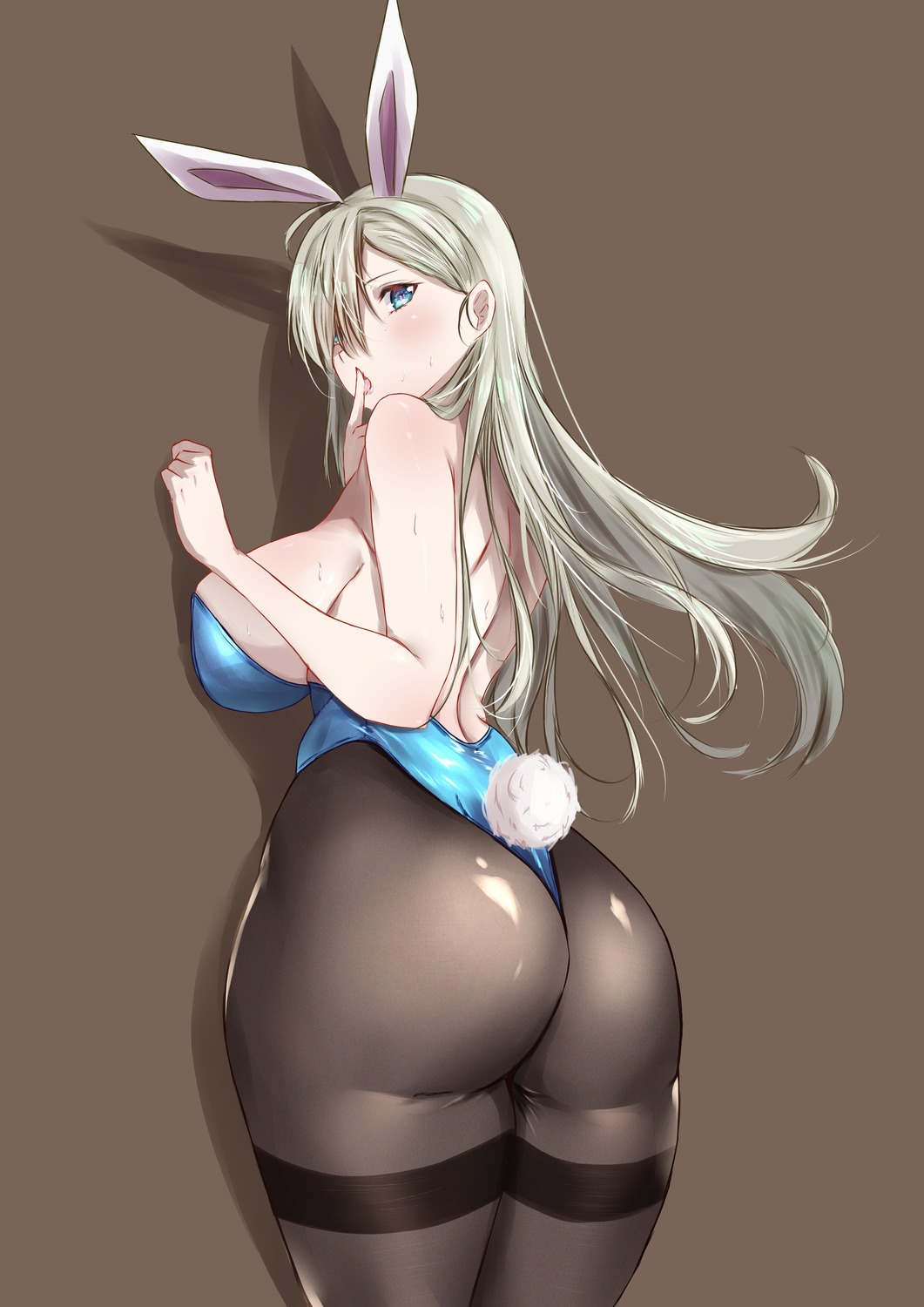 animal_ears ass blue_archive bunny_ears bunny_girl ichinose_asuna no_bra noyuki_(3702) pantyhose tail