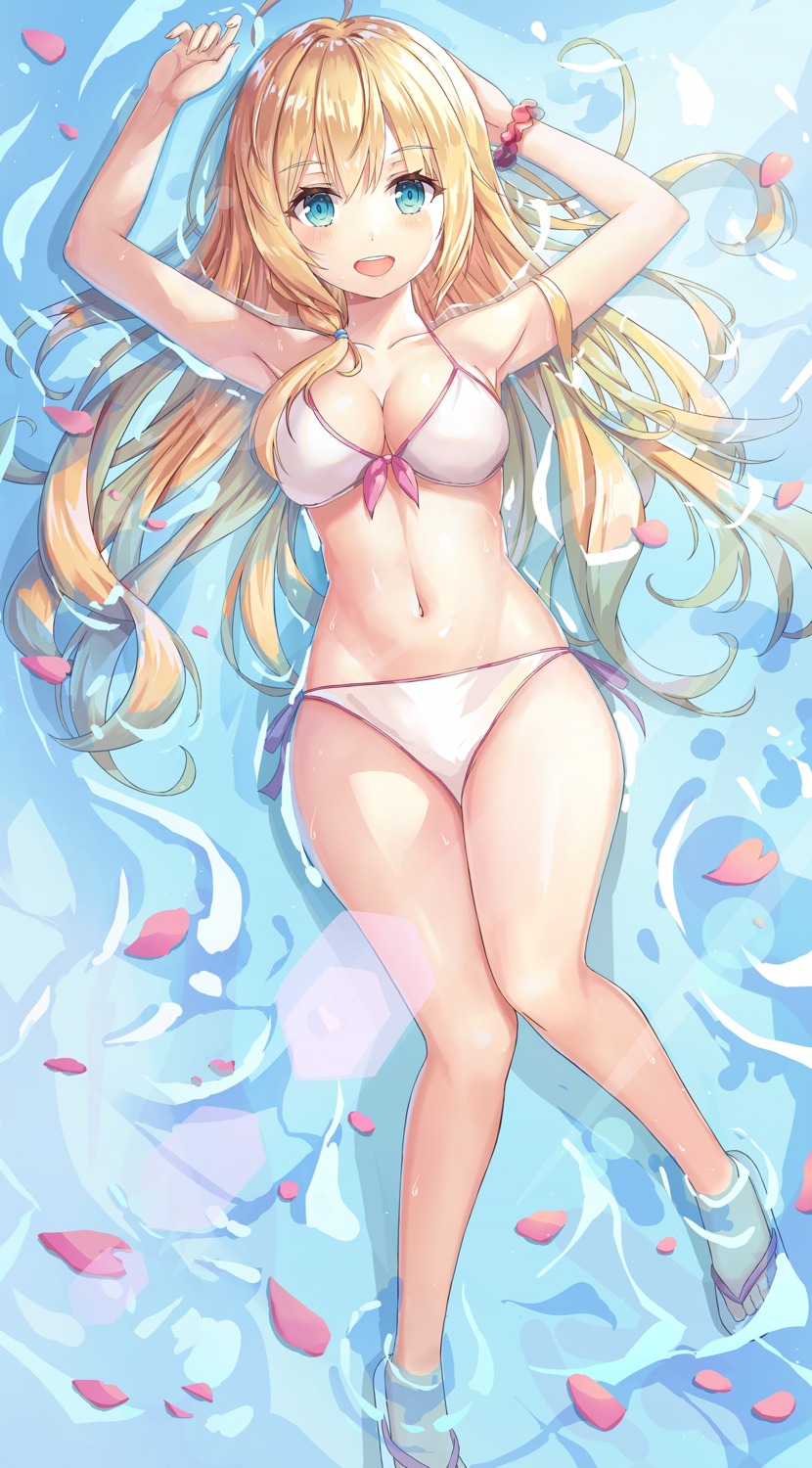 bikini jasony pecorine princess_connect princess_connect!_re:dive swimsuits wet