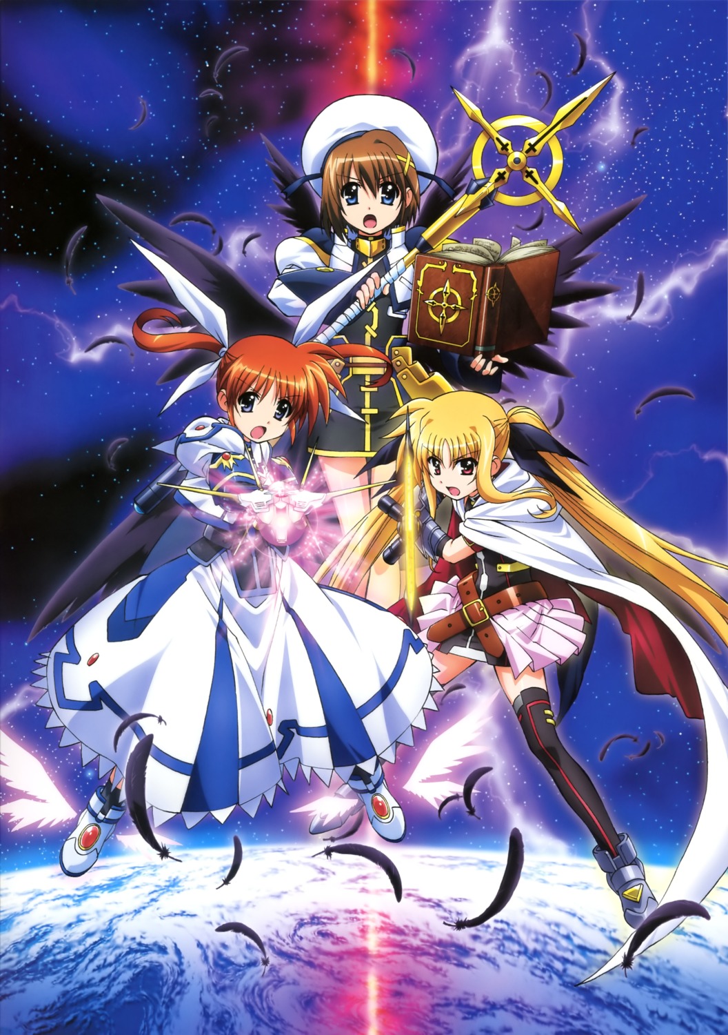 fate_testarossa mahou_shoujo_lyrical_nanoha mahou_shoujo_lyrical_nanoha_a's mahou_shoujo_lyrical_nanoha_the_movie_2nd_a's takamachi_nanoha yagami_hayate